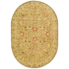 ANTIQUITY, BROWN / BEIGE, 7'-6" X 9'-6" Oval, Area Rug