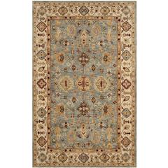 ANTIQUITY, BLUE / IVORY, 6' X 9', Area Rug, AT847A-6
