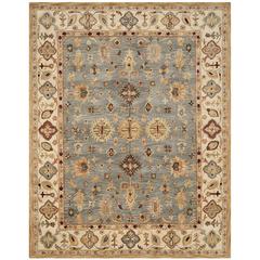 ANTIQUITY, BLUE / IVORY, 7'-6" X 9'-6", Area Rug, AT847A-8