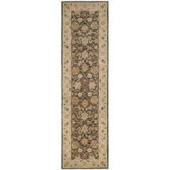 ANTIQUITY, OLIVE GREY / BEIGE, 2'-3" X 8', Area Rug