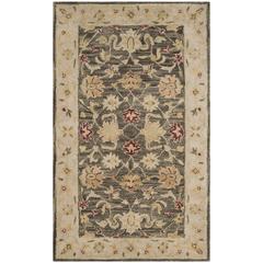 ANTIQUITY, OLIVE GREY / BEIGE, 4' X 6', Area Rug