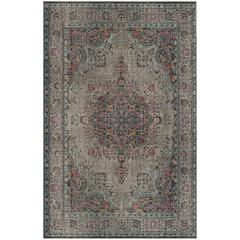 ARTISAN, GREY / FUCHSIA, 5'-1" X 7'-6", Area Rug, ATN334T-5