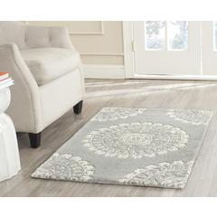 BELLA, GREY / IVORY, 2'-6" X 4', Area Rug, BEL122A-24