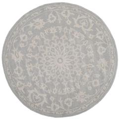 BELLA, GREY / SILVER, 5' X 5' Round, Area Rug