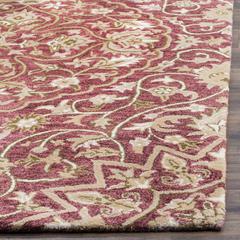 BELLA, ROSE / TAUPE, 6' X 9', Area Rug