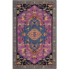 Bellagio, PINK / MULTI, 6' X 9', Area Rug, BLG506A-6