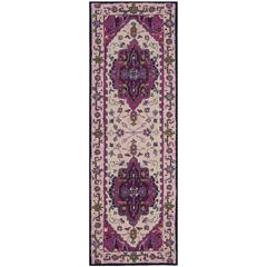Bellagio, IVORY / PINK, 2'-3" X 9', Area Rug