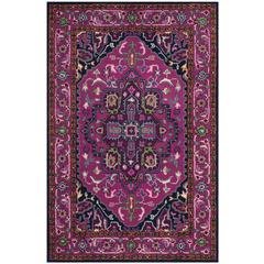 Bellagio, PINK / NAVY, 3' X 5', Area Rug