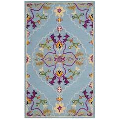 Bellagio, LIGHT BLUE / MULTI, 4' X 6', Area Rug