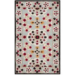 Bellagio, LIGHT BLUE / BLACK, 3' X 5', Area Rug