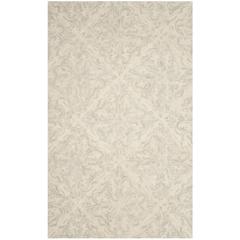 BLOSSOM, IVORY / GREY, 5' X 8', Area Rug, BLM103A-5
