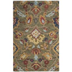 BLOSSOM, GREEN / MULTI, 2'-3" X 4', Area Rug
