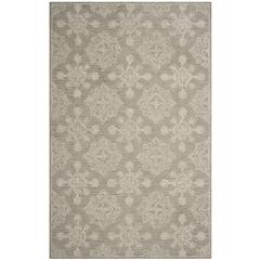 BLOSSOM, LIGHT BEIGE, 5' X 8', Area Rug