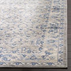 BRENTWOOD, LIGHT GREY / BLUE, 4' X 6', Area Rug, BNT869G-4