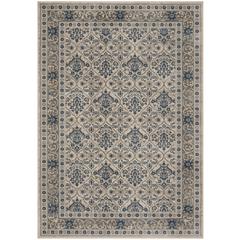 BRENTWOOD, LIGHT GREY / BLUE, 4' X 6', Area Rug, BNT870G-4
