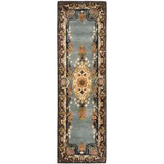 BERGAMA, LIGHT BLUE / IVORY, 2'-3" X 12', Area Rug, BRG141A-212
