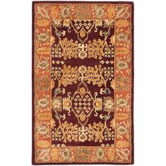 BERGAMA, RED / RUST, 3' X 5', Area Rug