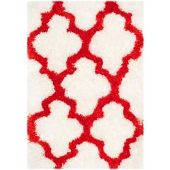 SG-BSG-Barcelona Shag, IVORY / RUST, 3' X 5', Area Rug, BSG319E-3