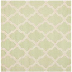 CAMBRIDGE, LIGHT GREEN / IVORY, 8' X 8' Square, Area Rug, CAM121B-8SQ