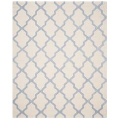 CAMBRIDGE, IVORY / LIGHT BLUE, 9' X 12', Area Rug