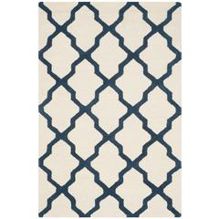 CAMBRIDGE, IVORY / NAVY, 4' X 6', Area Rug, CAM121Z-4