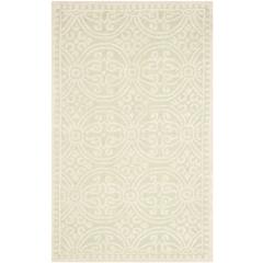 CAMBRIDGE, LIGHT GREEN / IVORY, 4' X 6', Area Rug, CAM123B-4