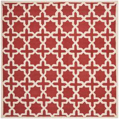 CAMBRIDGE, RUST / IVORY, 8' X 8' Square, Area Rug, CAM125L-8SQ
