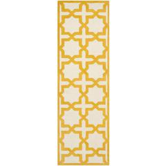 CAMBRIDGE, IVORY / GOLD, 2'-6" X 8', Area Rug, CAM125U-28
