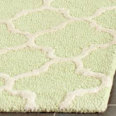 CAMBRIDGE, LIGHT GREEN / IVORY, 2'-6" X 12', Area Rug, CAM130B-212