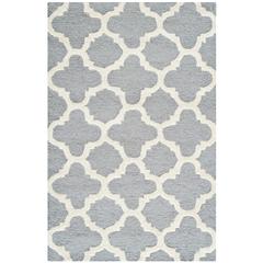 CAMBRIDGE, SILVER / IVORY, 2'-6" X 6', Area Rug, CAM130D-26