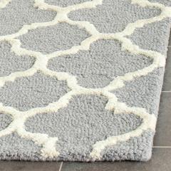 CAMBRIDGE, SILVER / IVORY, 2'-6" X 12', Area Rug, CAM130D-212