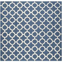CAMBRIDGE, NAVY / IVORY, 8' X 8' Square, Area Rug, CAM130G-8SQ