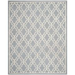 CAMBRIDGE, SILVER / IVORY, 11' X 15', Area Rug, CAM131D-1115