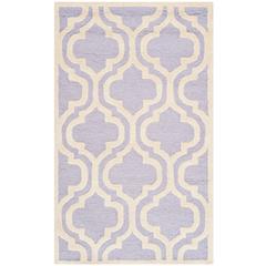 CAMBRIDGE, LAVANDER / IVORY, 3' X 5', Area Rug, CAM132C-3