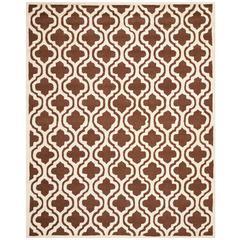 CAMBRIDGE, DARK BROWN / IVORY, 9' X 12', Area Rug, CAM132H-9