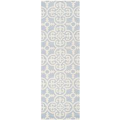 CAMBRIDGE, LIGHT BLUE / IVORY, 2'-6" X 6', Area Rug, CAM133A-26