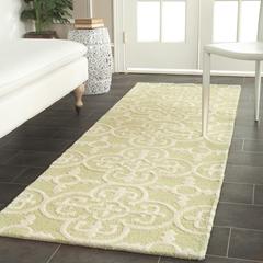 CAMBRIDGE, LIGHT GREEN / IVORY, 2'-6" X 8', Area Rug, CAM133B-28