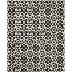 CAMBRIDGE, BLACK / IVORY, 9' X 12', Area Rug, CAM133E-9