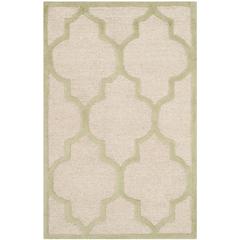 CAMBRIDGE, IVORY / LIGHT GREEN, 2'-6" X 4', Area Rug, CAM134N-24
