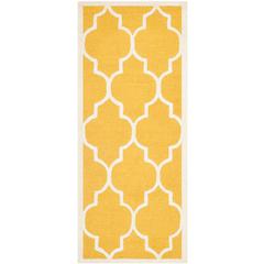 CAMBRIDGE, GOLD / IVORY, 2'-6" X 12', Area Rug, CAM134Q-212