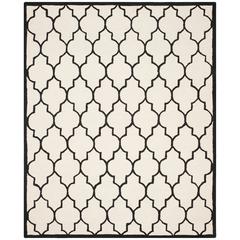 CAMBRIDGE, IVORY / BLACK, 9' X 12', Area Rug, CAM134W-9