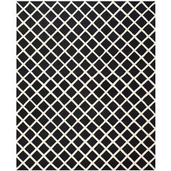 CAMBRIDGE, BLACK / IVORY, 9' X 12', Area Rug, CAM135E-9