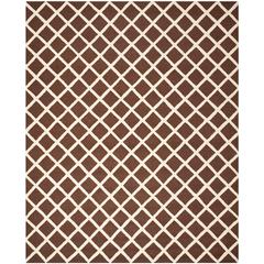 CAMBRIDGE, DARK BROWN / IVORY, 9' X 12', Area Rug, CAM135H-9