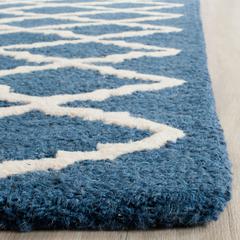 CAMBRIDGE, NAVY / IVORY, 5' X 8', Area Rug, CAM137G-5