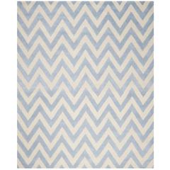 CAMBRIDGE, LIGHT BLUE / IVORY, 7'-6" X 9'-6", Area Rug, CAM139A-810