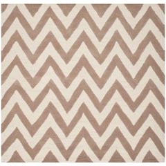 CAMBRIDGE, BEIGE / IVORY, 8' X 8' Square, Area Rug, CAM139J-8SQ