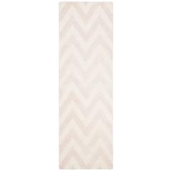 CAMBRIDGE, LIGHT PINK / IVORY, 2'-6" X 12', Area Rug, CAM139M-212