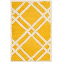 CAMBRIDGE, GOLD / IVORY, 2'-6" X 4', Area Rug, CAM142Q-24