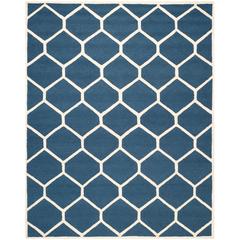 CAMBRIDGE, NAVY BLUE / IVORY, 9' X 12', Area Rug, CAM144G-9