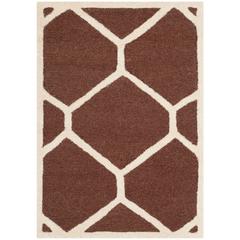 CAMBRIDGE, DARK BROWN / IVORY, 2'-6" X 4', Area Rug, CAM144H-24
